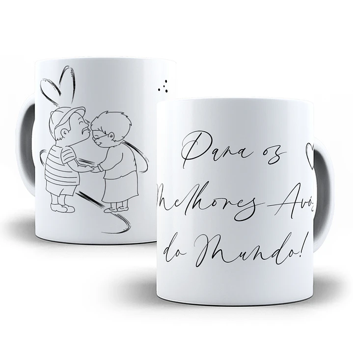 11 Artes para Caneca Dia dos Avós Minimalista Arquivo Editável 6