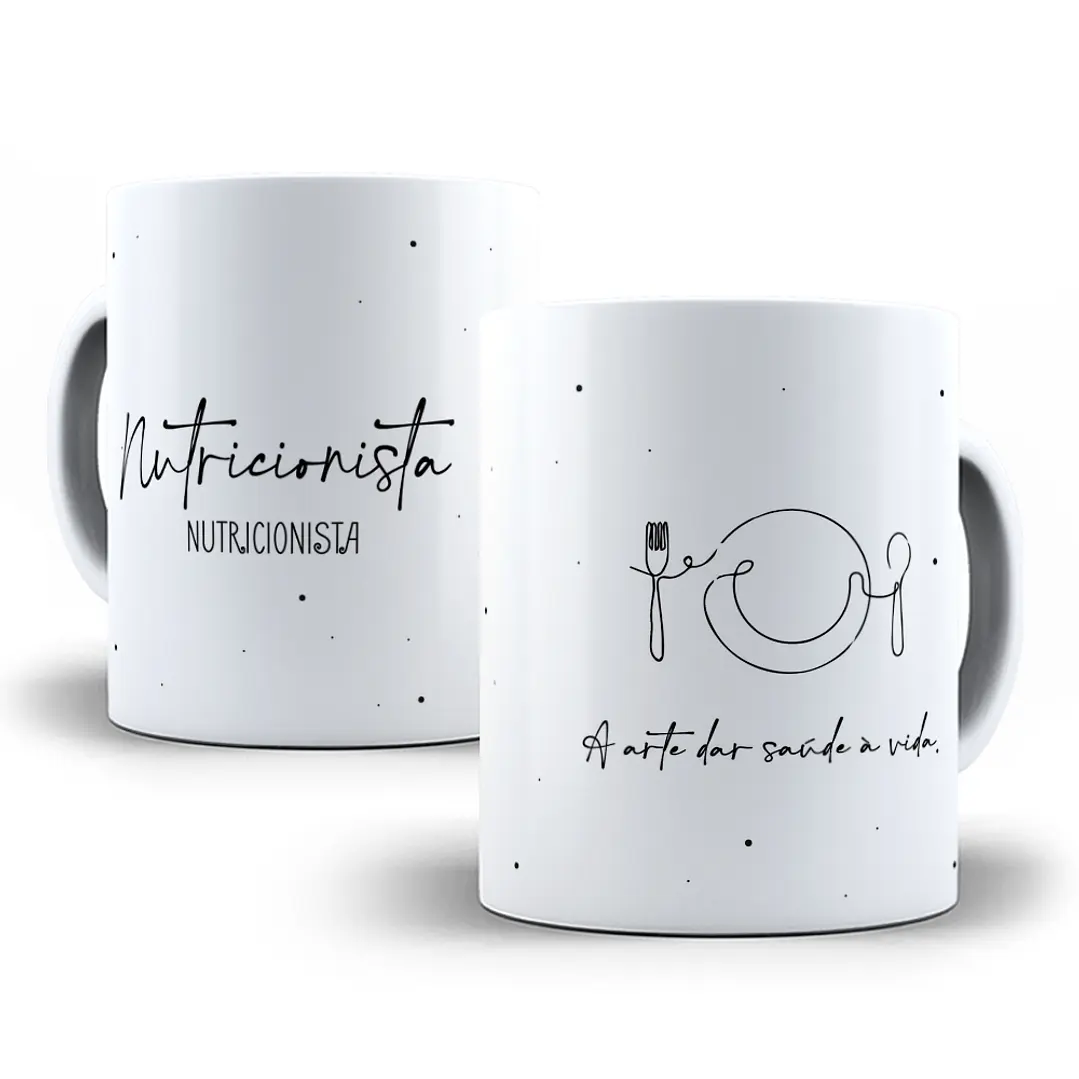 12 Artes para Caneca  Profissões em Linhas Arquivo em Jpg 1