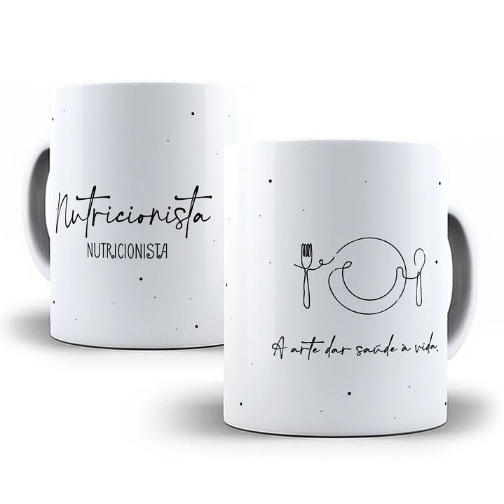 12 Artes para Caneca  Profissões em Linhas Arquivo em Jpg 1