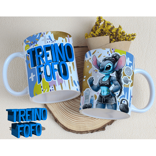 19 Artes para Caneca e Garrafa Treino Fofo Amizade Arquivo Editável