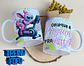19 Artes para Caneca e Garrafa Treino Fofo Amizade Arquivo Editável - Miniatura 15