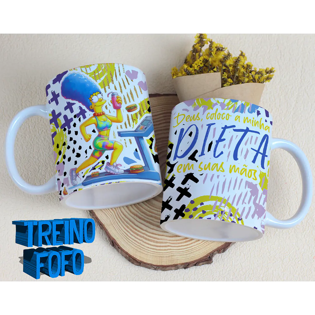 19 Artes para Caneca e Garrafa Treino Fofo Amizade Arquivo Editável 17