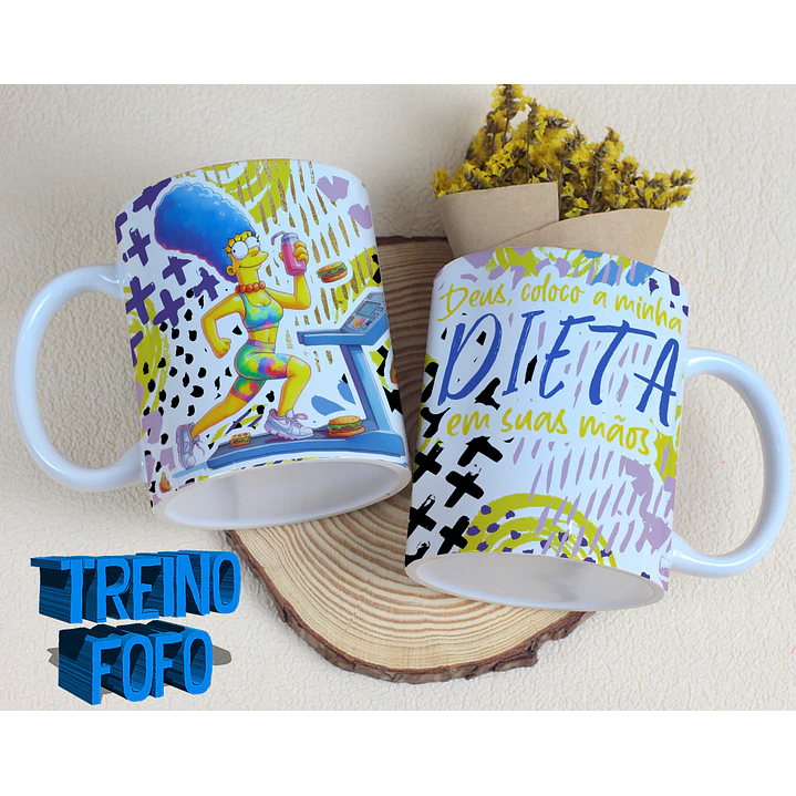 19 Artes para Caneca e Garrafa Treino Fofo Amizade Arquivo Editável 17