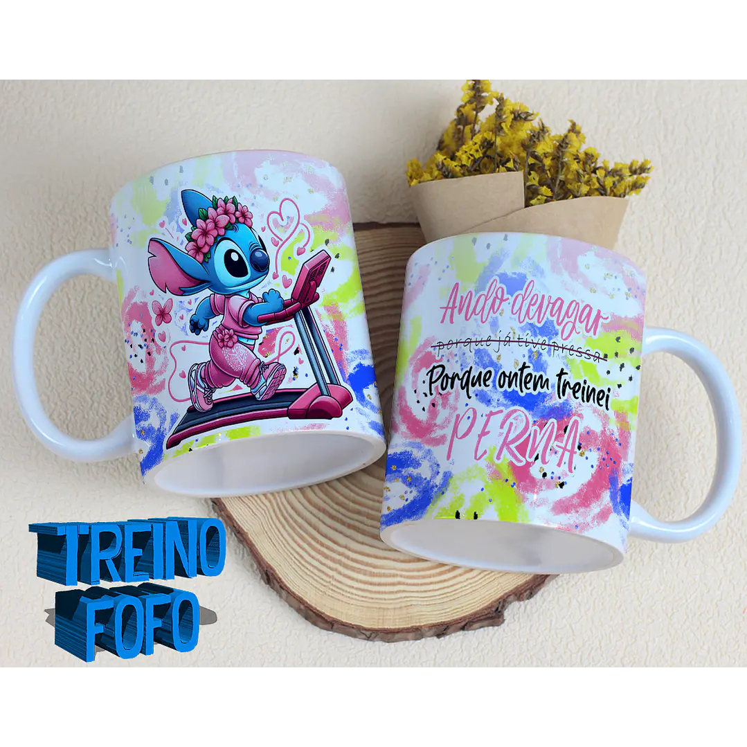 19 Artes para Caneca e Garrafa Treino Fofo Amizade Arquivo Editável 18