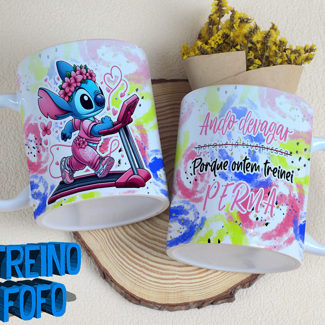 19 Artes para Caneca e Garrafa Treino Fofo Amizade Arquivo Editável 18