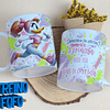 19 Artes para Caneca e Garrafa Treino Fofo Amizade Arquivo Editável