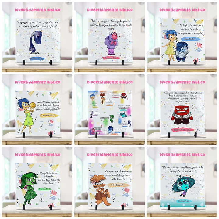 22 Artes para Caneca e Azulejo Divertidamente Biblicamente Arquivo Editável  2