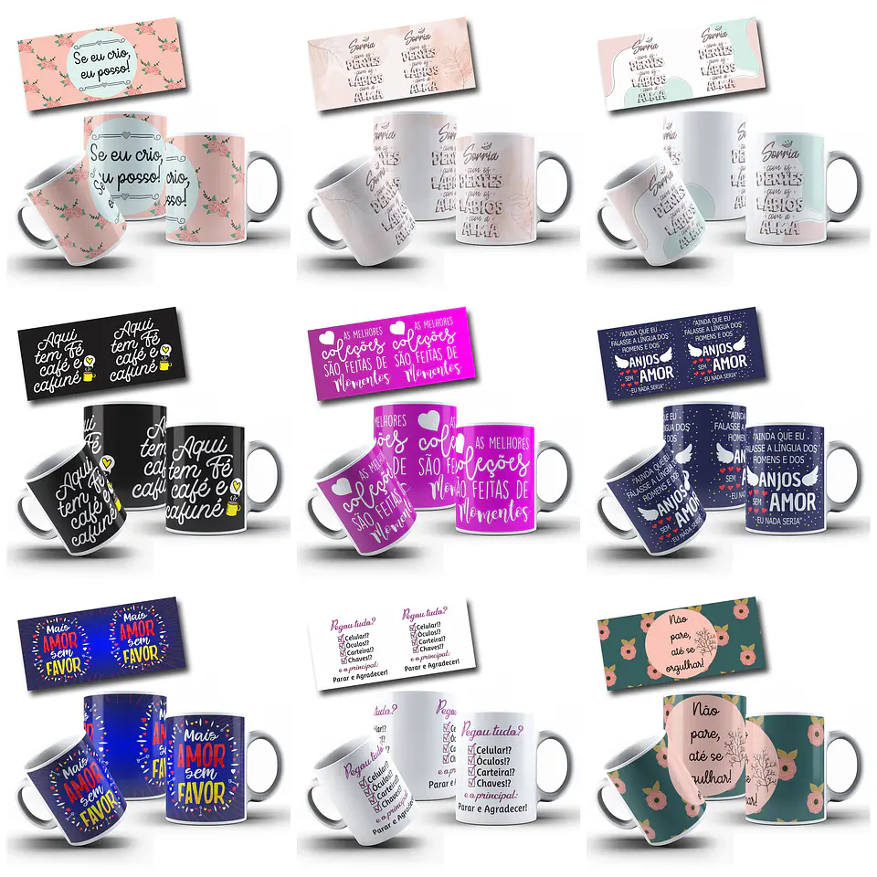 63 Artes para Caneca Frases Motivacionais Arquivo em Jpg  4