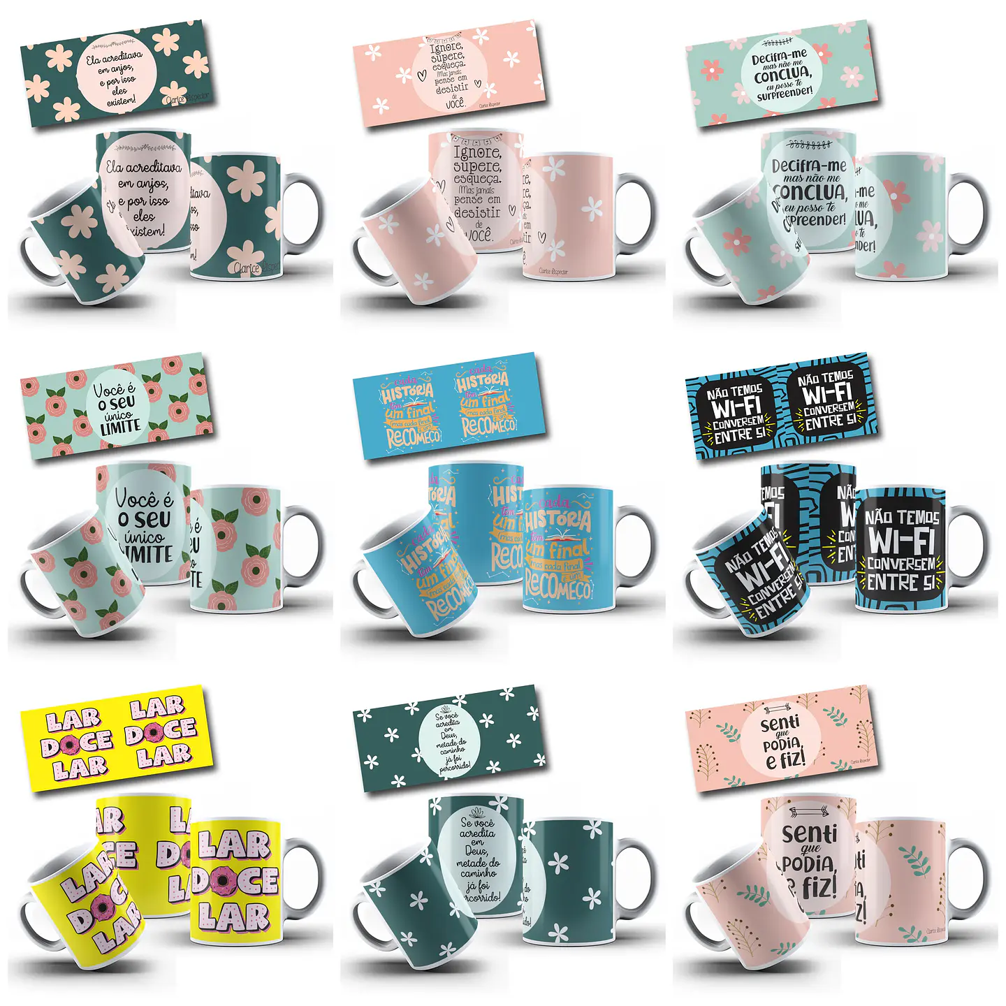 63 Artes para Caneca Frases Motivacionais Arquivo em Jpg  5