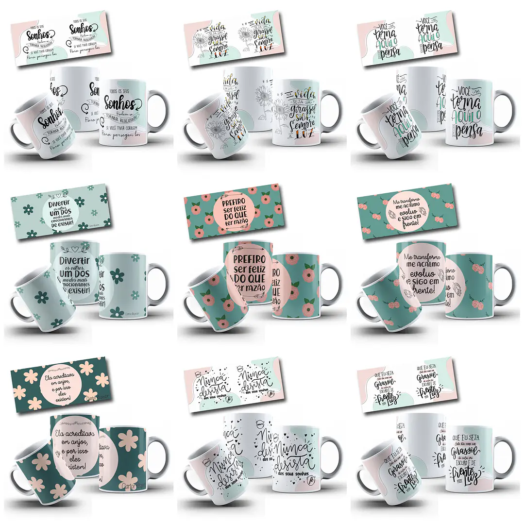 63 Artes para Caneca Frases Motivacionais Arquivo em Jpg  7