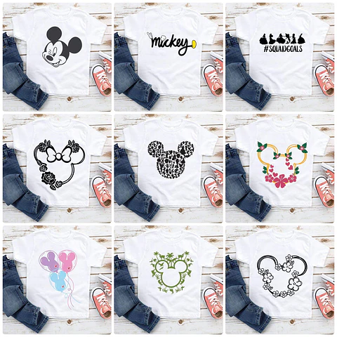 140 Artes para Camisa Disney Arquivo em Png