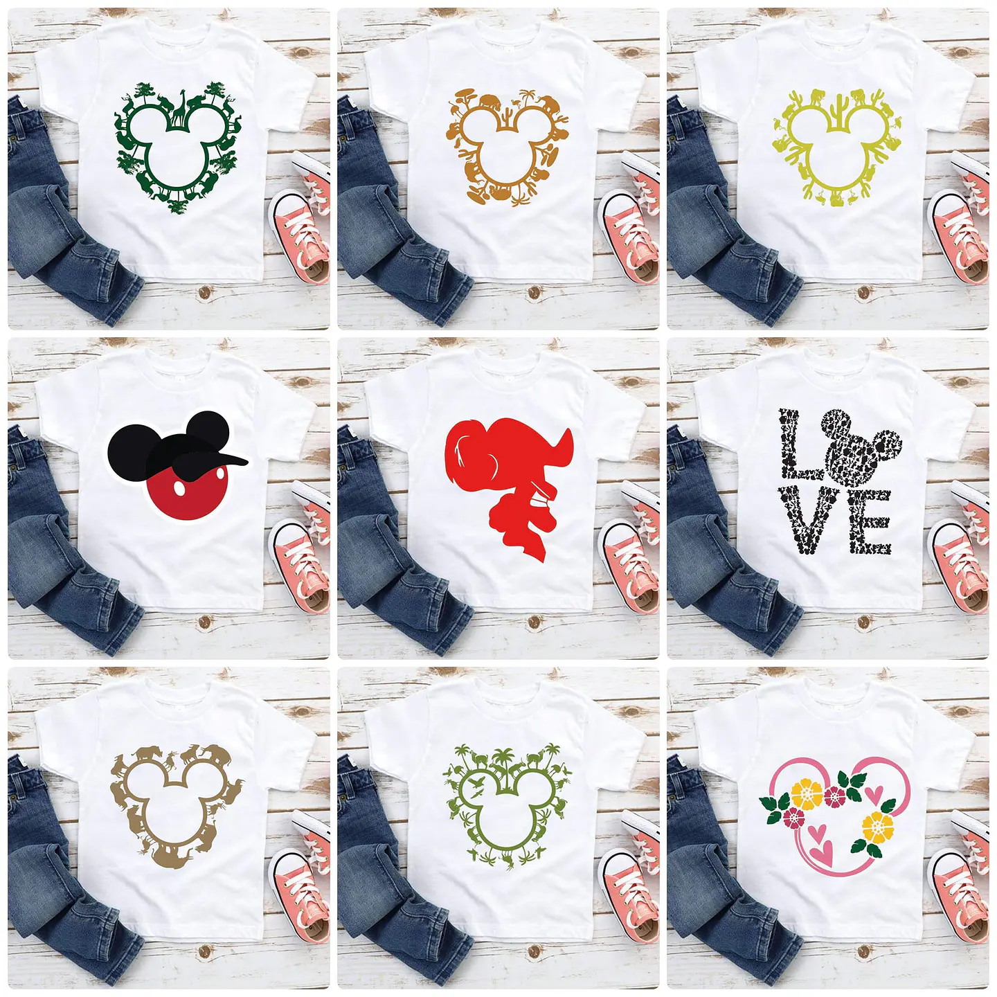140 Artes para Camisa Disney Arquivo em Png 2