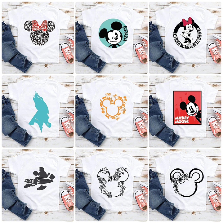 140 Artes para Camisa Disney Arquivo em Png 4