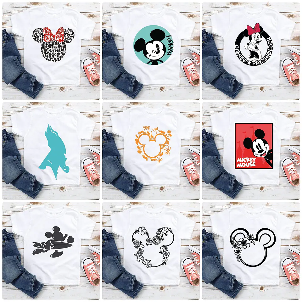140 Artes para Camisa Disney Arquivo em Png 4