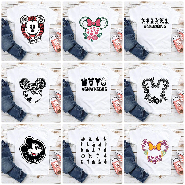 140 Artes para Camisa Disney Arquivo em Png 6