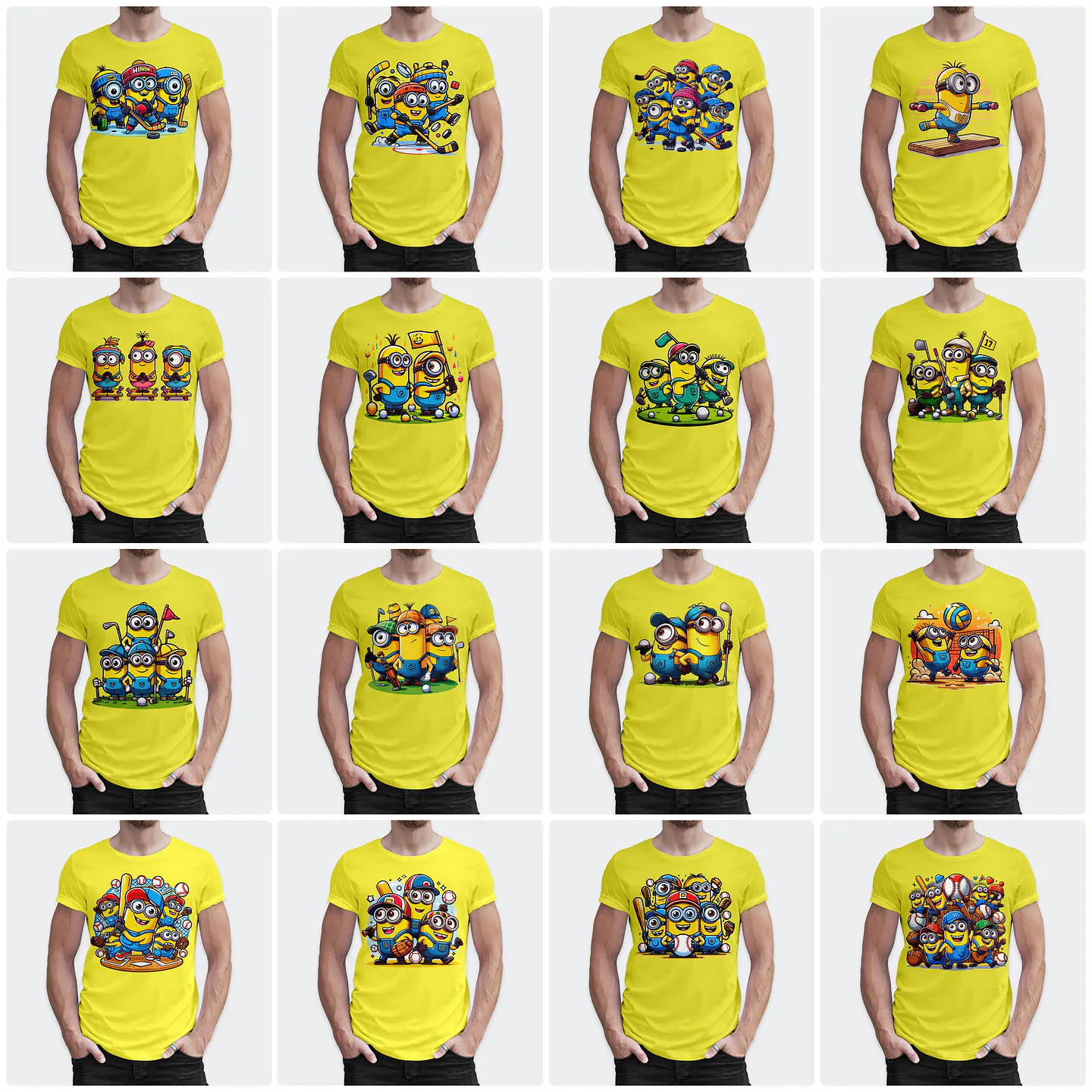 170 Artes para Camisa Minions Arquivo em Png  8