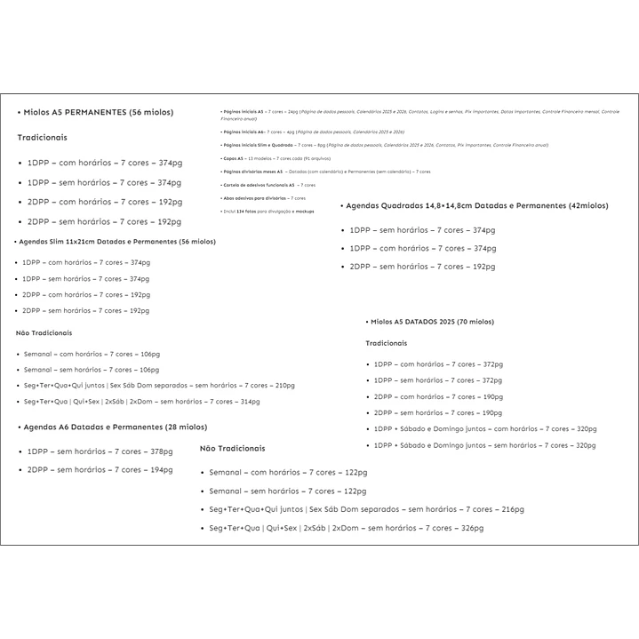 Arquivo Master Combo Completo Agendas Vagalume 2025 em Pdf 11