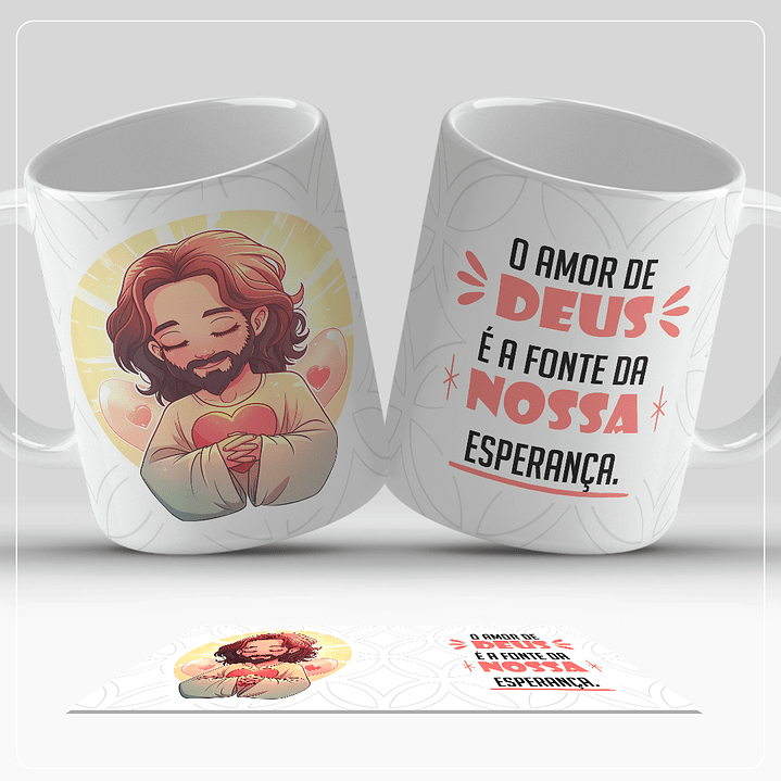 7 Artes para Caneca Frases o amor em Deus Arquivo em Jpg 4