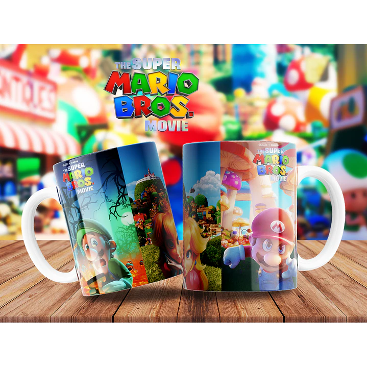 10 Artes para Caneca Super Mario Arquivo Editável  9