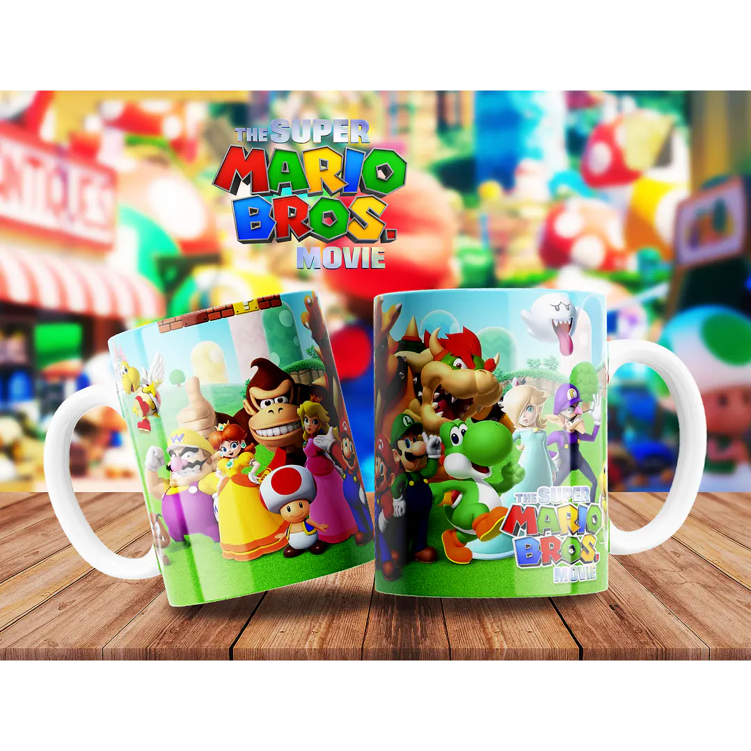 10 Artes para Caneca Super Mario Arquivo Editável  10