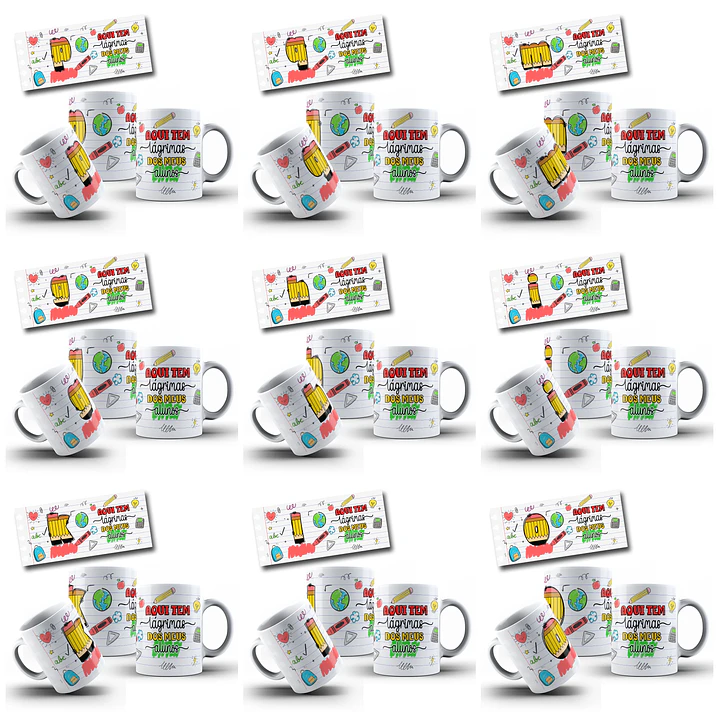 26 Artes para Caneca Alfabeto Dia dos Professores Arquivo Editável 1