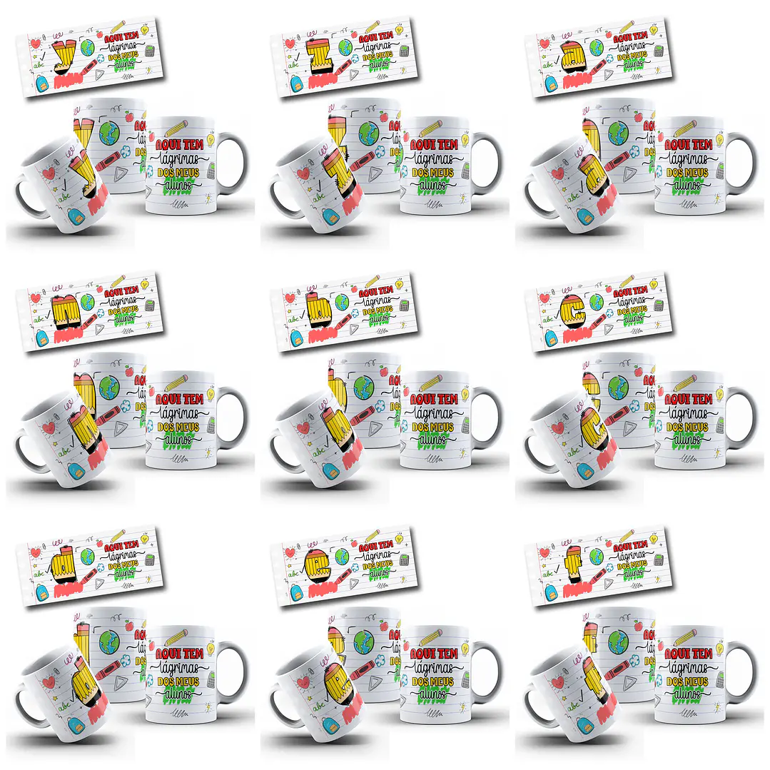 26 Artes para Caneca Alfabeto Dia dos Professores Arquivo Editável 3