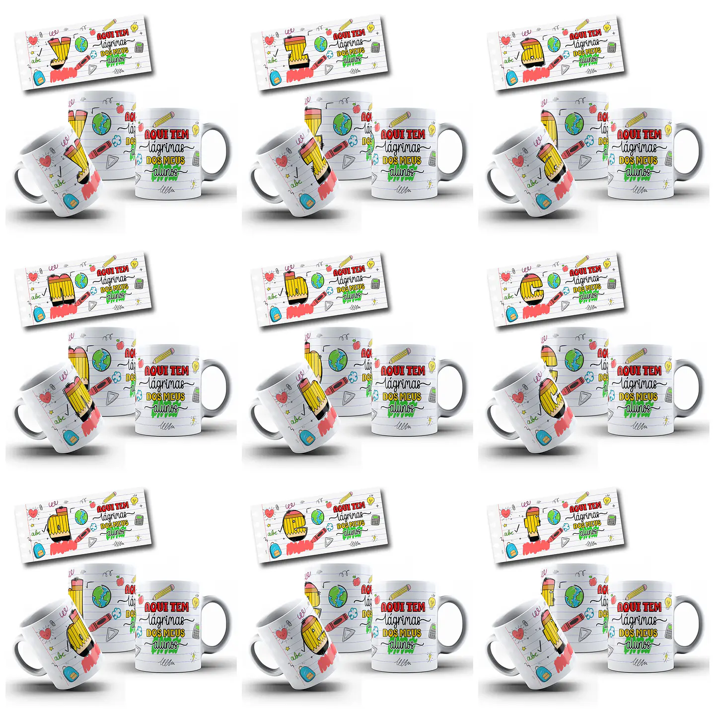 26 Artes para Caneca Alfabeto Dia dos Professores Arquivo Editável 3