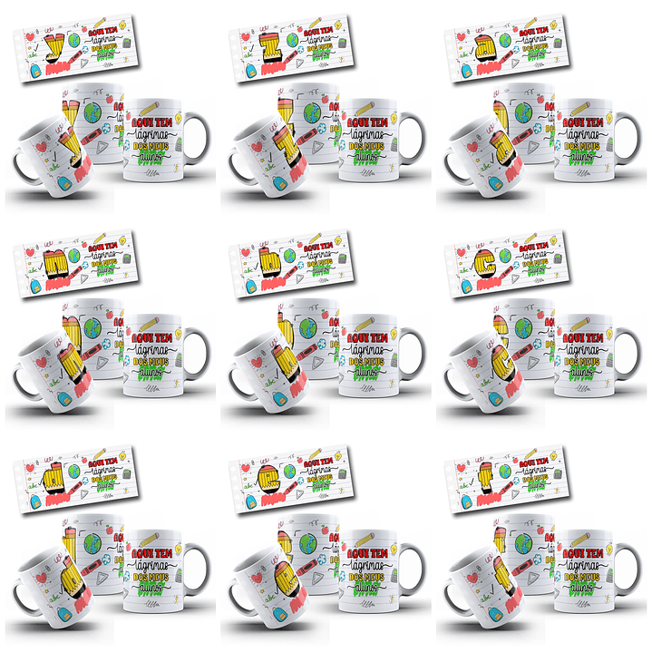 26 Artes para Caneca Alfabeto Dia dos Professores Arquivo Editável 3