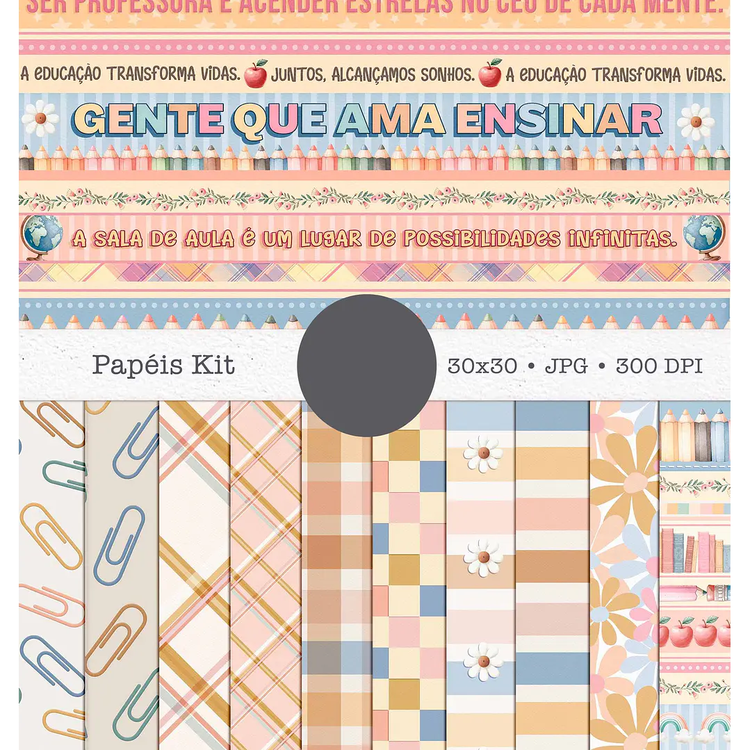 Kit Digital Dia dos Professores Arquivos em Png 2