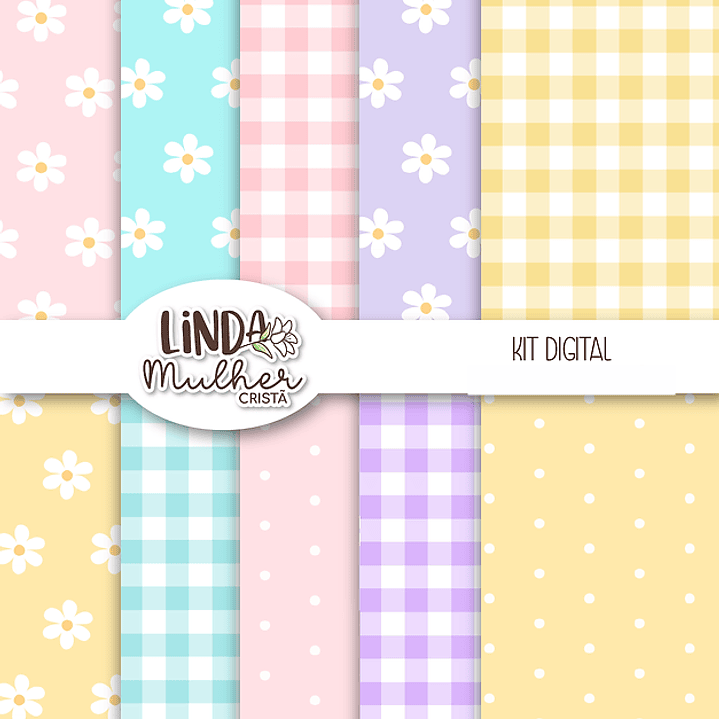 Kit Digital Linda Mulher Cristã Arquivos em Png  4