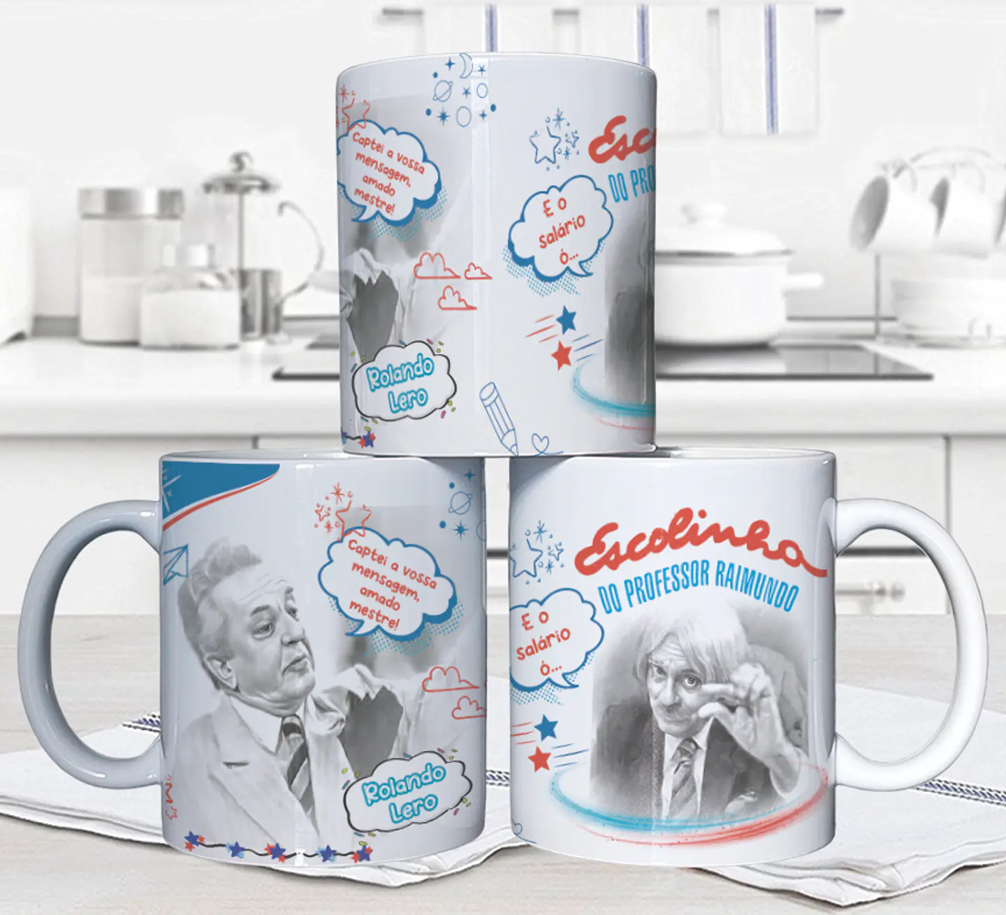 10 Artes para Caneca Escolinha do Professor Raimundo Arquivo em Jpg 5