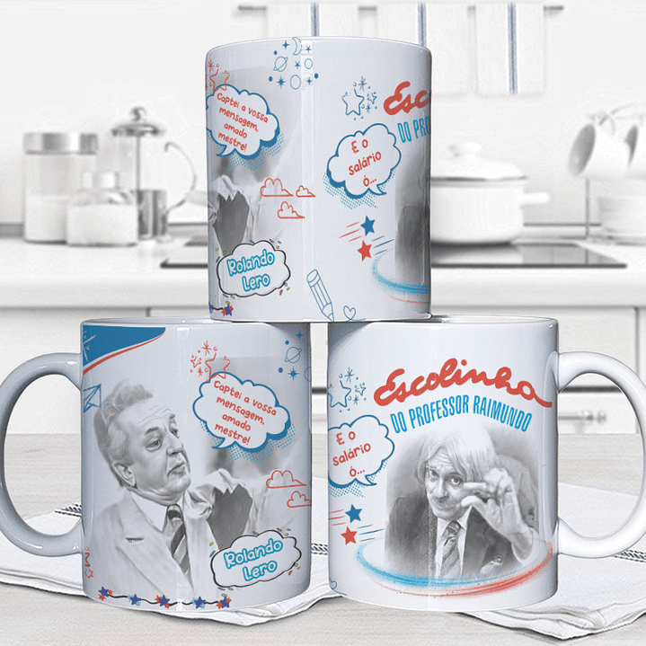 10 Artes para Caneca Escolinha do Professor Raimundo Arquivo em Jpg 5