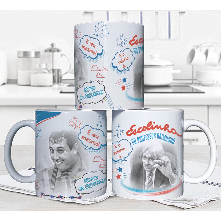 10 Artes para Caneca Escolinha do Professor Raimundo Arquivo em Jpg 6