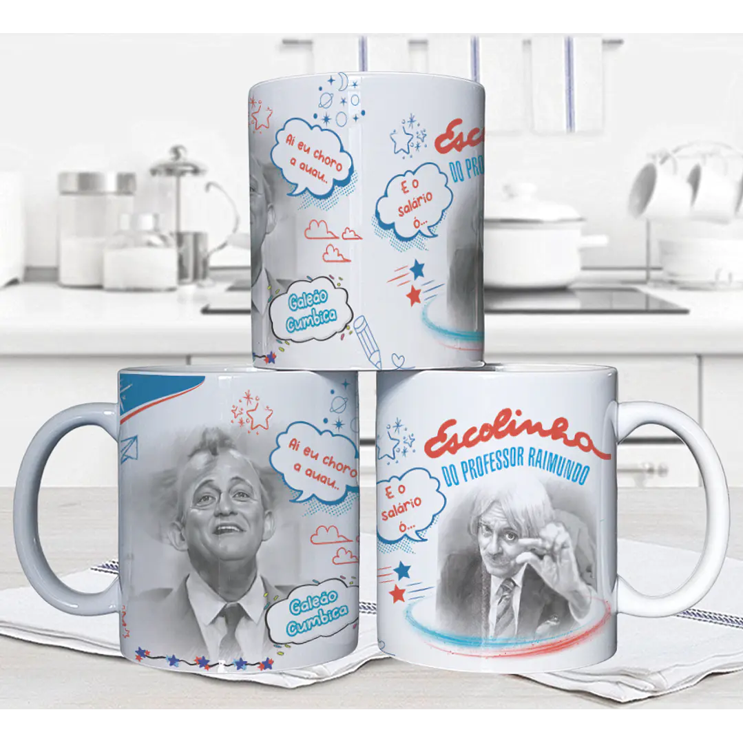10 Artes para Caneca Escolinha do Professor Raimundo Arquivo em Jpg 7