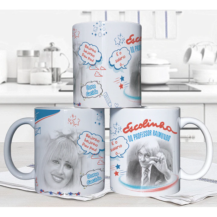 10 Artes para Caneca Escolinha do Professor Raimundo Arquivo em Jpg 8