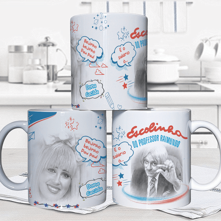 10 Artes para Caneca Escolinha do Professor Raimundo Arquivo em Jpg 8