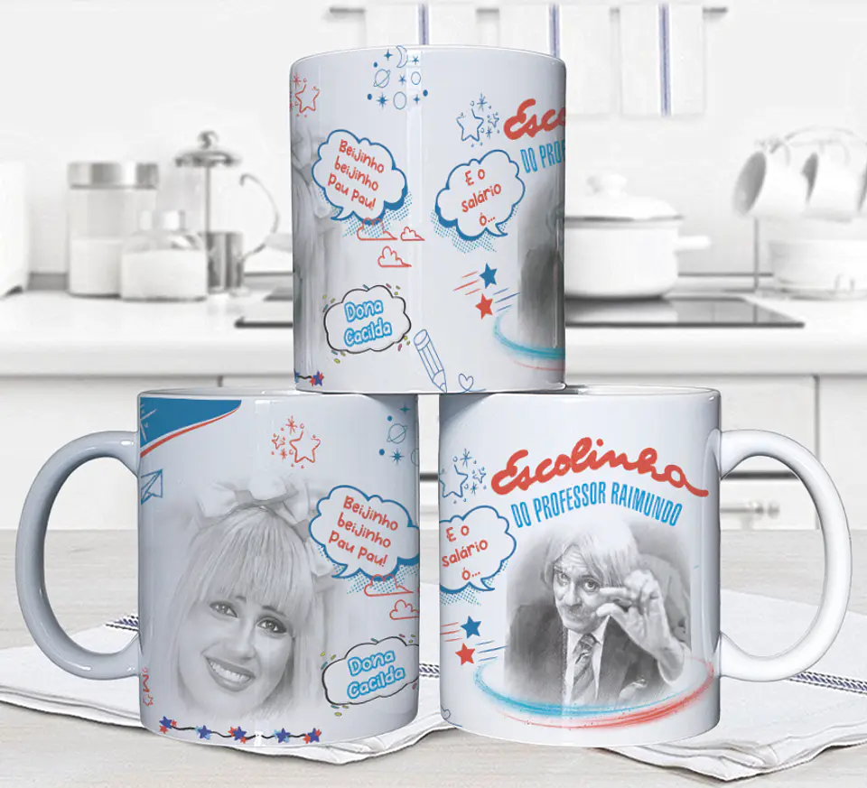 10 Artes para Caneca Escolinha do Professor Raimundo Arquivo em Jpg 8