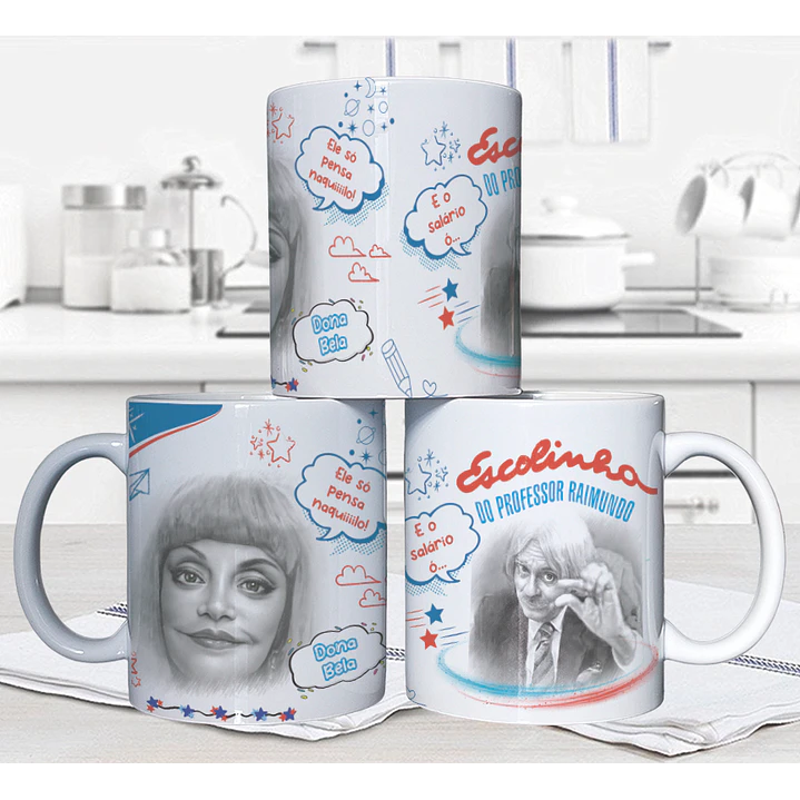 10 Artes para Caneca Escolinha do Professor Raimundo Arquivo em Jpg 9