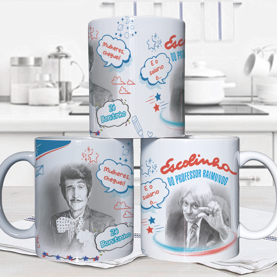 10 Artes para Caneca Escolinha do Professor Raimundo Arquivo em Jpg 10