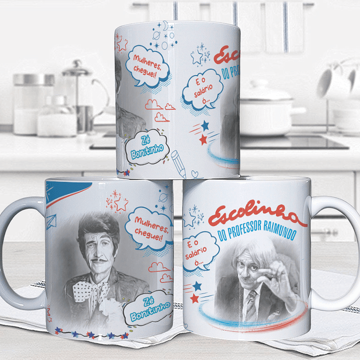 10 Artes para Caneca Escolinha do Professor Raimundo Arquivo em Jpg 10