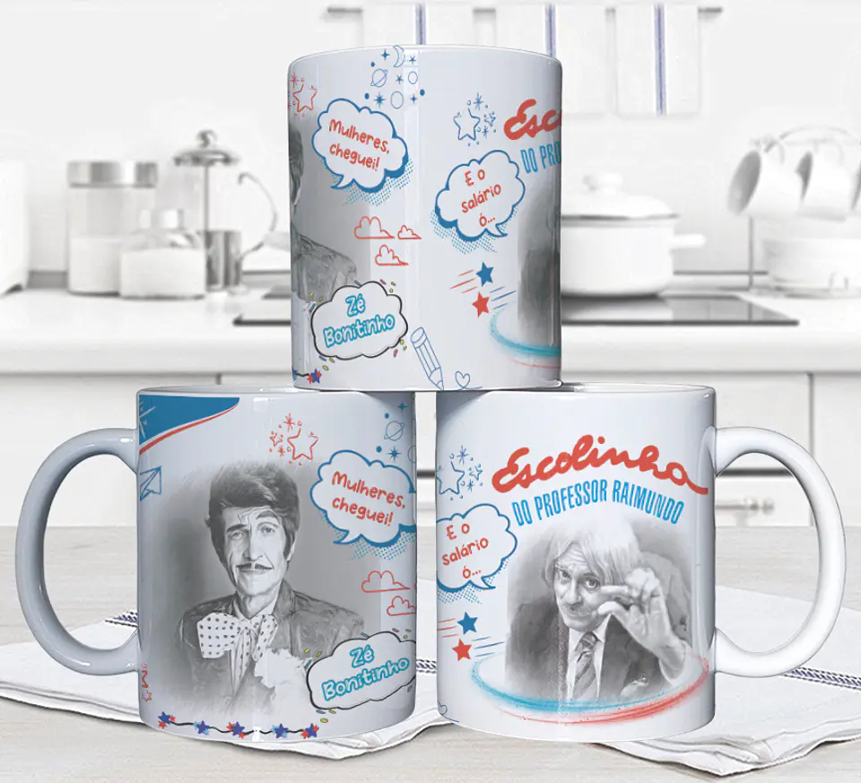 10 Artes para Caneca Escolinha do Professor Raimundo Arquivo em Jpg 10