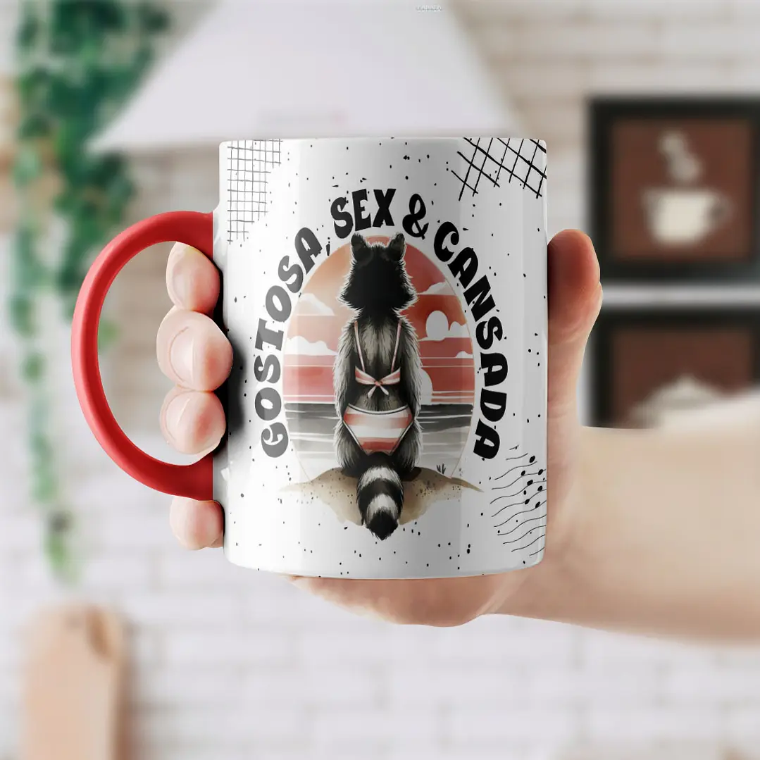 6 Artes para Caneca Frases Engraçadas Arquivo Editável 6