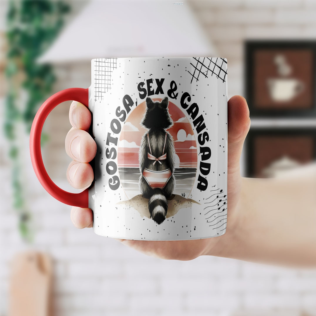 6 Artes para Caneca Frases Engraçadas Arquivo Editável 6