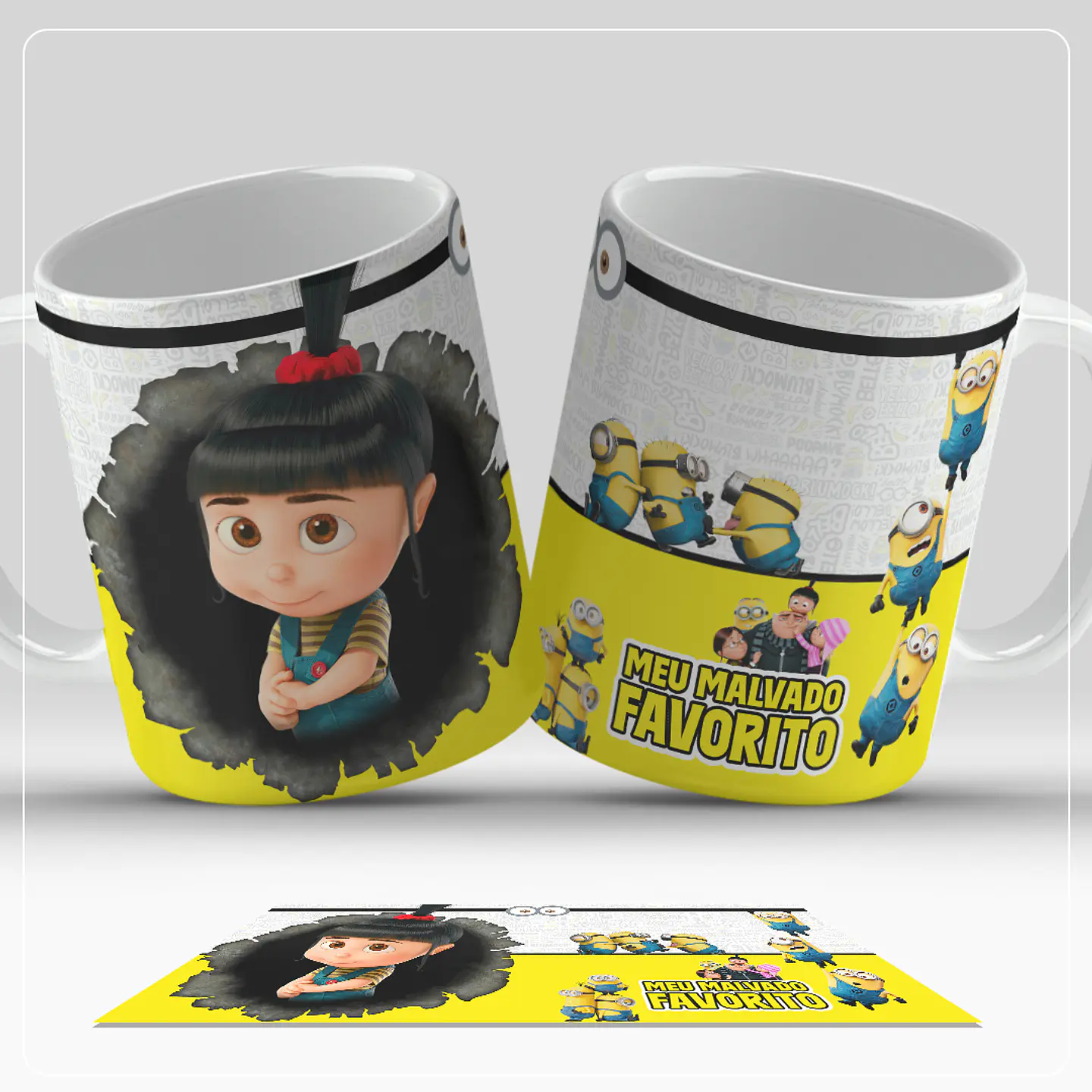 8 Artes para Caneca Meu Malvado Favorito Arquivo em Jpg  3