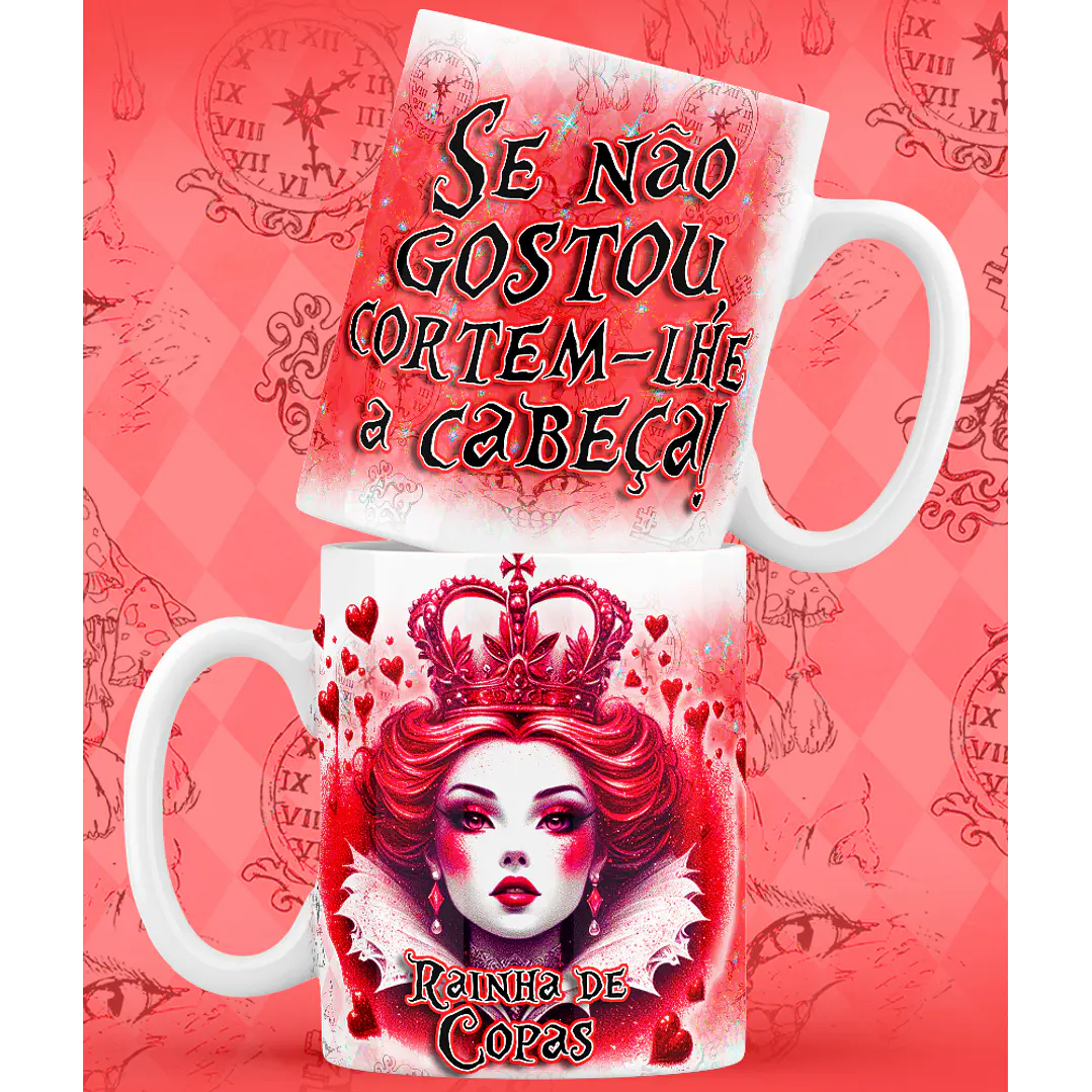 9 Artes para Caneca Alice no Pais das Maravilhas Arquivo em Jpg 1