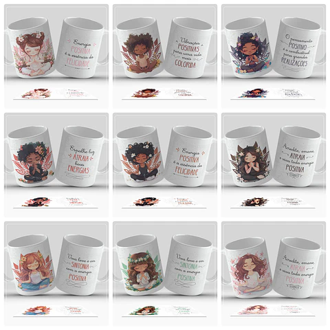 12 Artes para Caneca Good Vibes Arquivo em Jpg 
