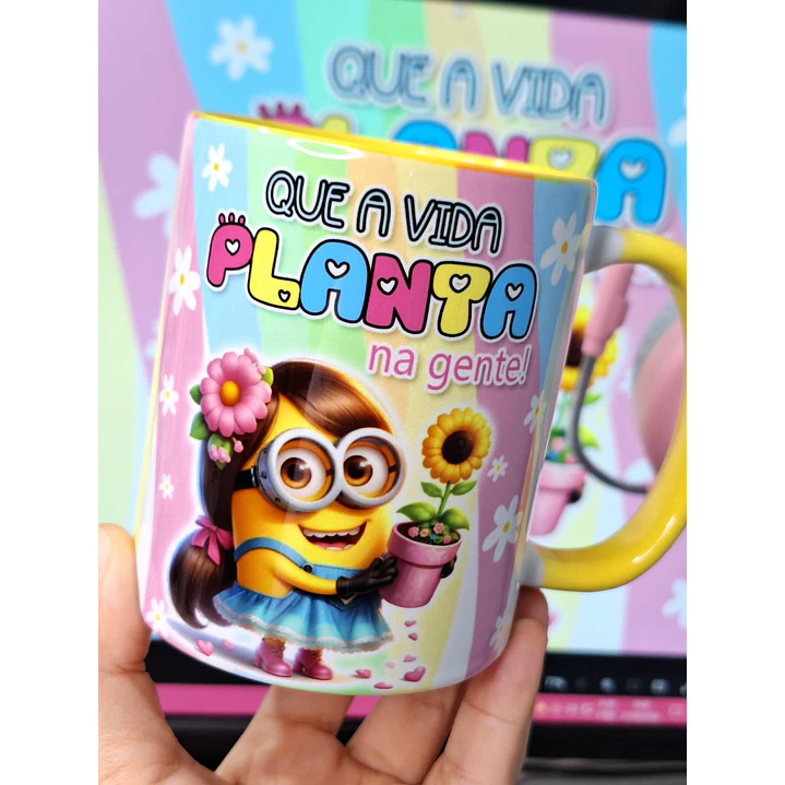 14 Artes para Caneca Minions Amigas Amizade Arquivo em Jpg 7