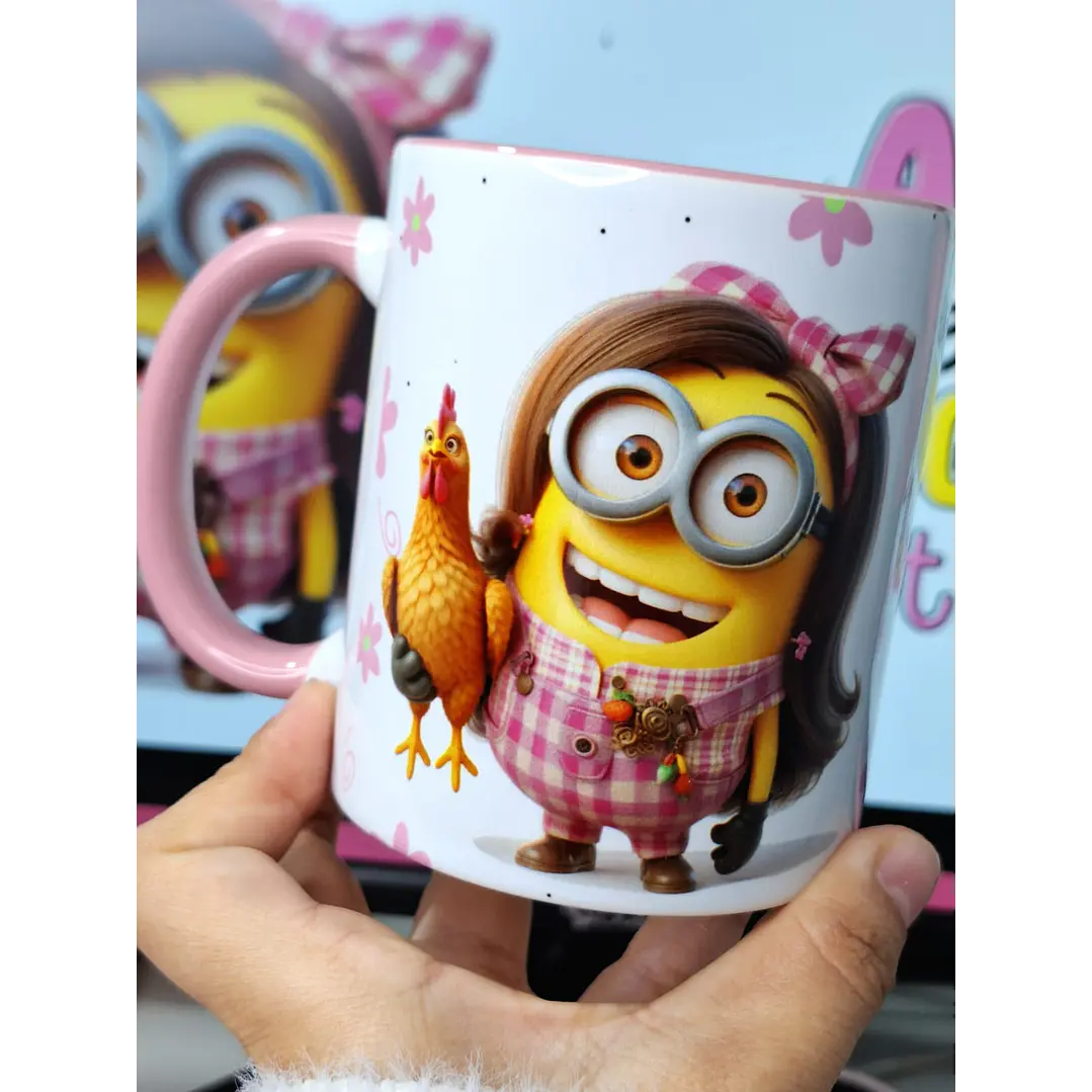 14 Artes para Caneca Minions Amigas Amizade Arquivo em Jpg 9