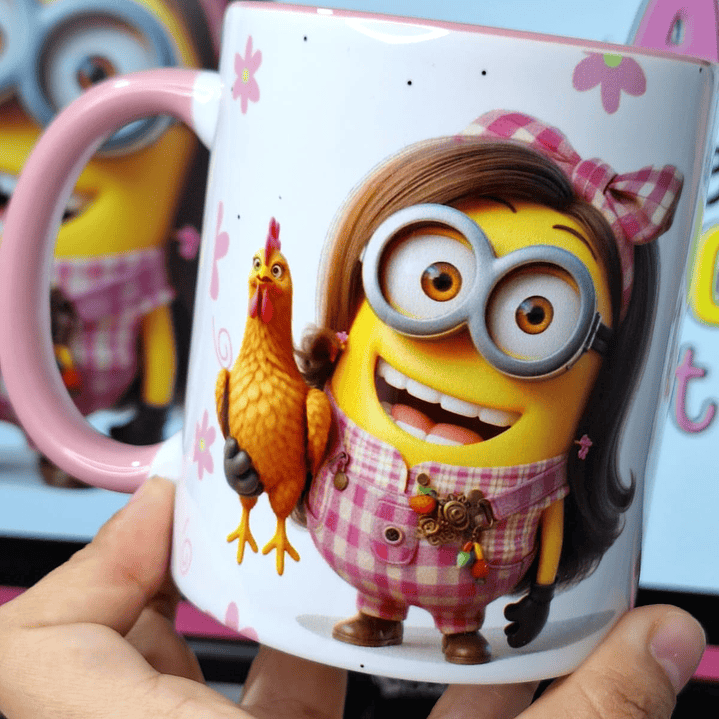 14 Artes para Caneca Minions Amigas Amizade Arquivo em Jpg 9