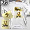 20 Artes para Canecas e Camisa Setembro Amarelo Arquivo Editável